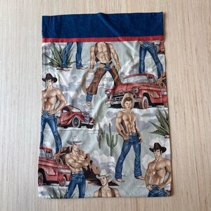 Rare! Alexander Henry Hunky Cowboys
Wrangler 100% Cotton Fabric Pillowcase